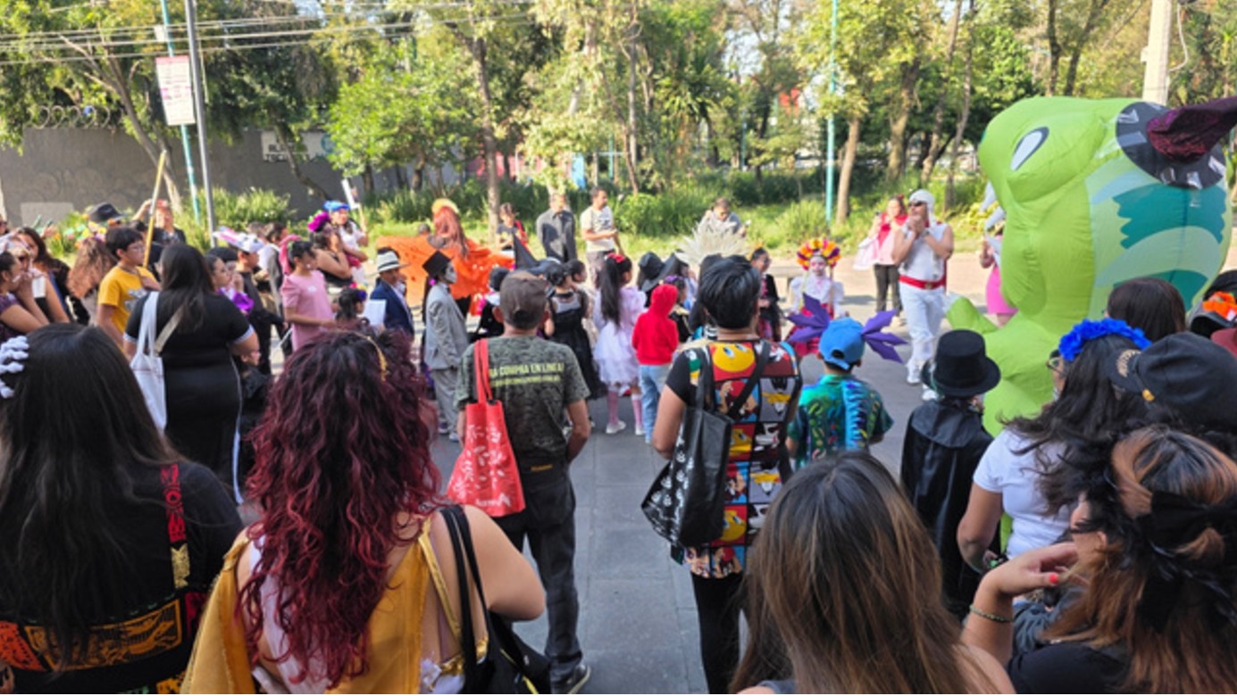 Actividad comunitaria al aire libre